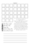Energetic WeightLoss 3 Month Calendar PDF Download